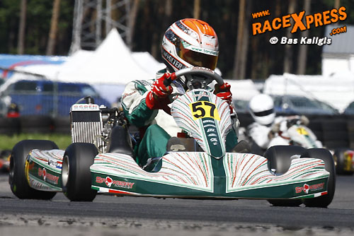 Joel Affolter Europees kampioen Rotax Max Junioren
